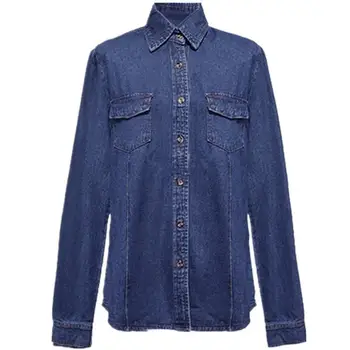plus size 2XL Fashion Cotton Denim Women Blouses Long Sleeve Shirts Women Tops Jeans Blouse preppy style Casual tops
plus size 2XL Fashion Cotton Denim Women Blouses Long Sleeve Shirts Women Tops Jeans Blouse preppy style Casual tops