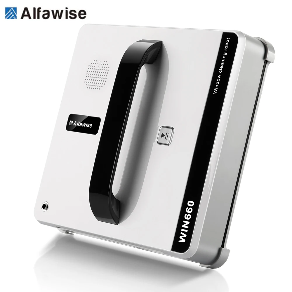 

Alfawise WIN660 Robotic Window Cleaner Vacuum Cleaner Smart Planned Type Wifi App Control Window Glass Cleaning Robot 100 - 240V