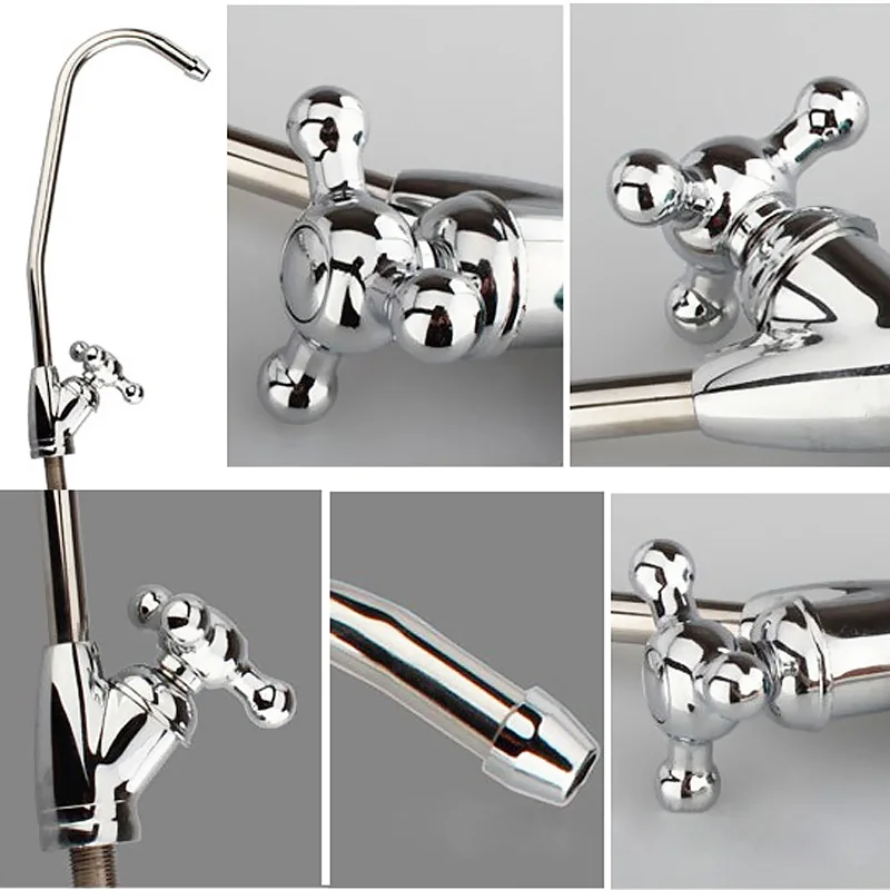 Reverse Osmosis Water Filter Sink Faucet Tap Bright Shiny Spray Tap Mixer Swivel Faucet Trigeminal Taps Water Purifier AI88
Reverse Osmosis Water Filter Sink Faucet Tap Bright Shiny Spray Tap Mixer Swivel Faucet Trigeminal Taps Water Purifier AI88