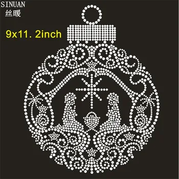 

SINUAN Iron Patch Hot-Fix Rhinestones Garment Patches Applique Motif Rhinestones 2018 New Custom Iron-On Transfers For Clothing