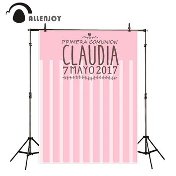 Allenjoy camera photography Pink Stripe heart love Communion Custom Name DatePhotophone photo booth backgrounds for photo studio
Allenjoy camera photography Pink Stripe heart love Communion Custom Name DatePhotophone photo booth backgrounds for photo studio