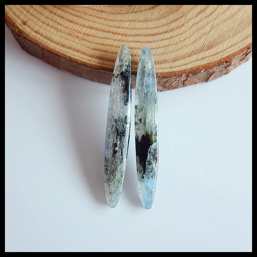 Wholesale gemstone Blue Kyanite Gemstone women earring jewelry,Handmade DIY Supply Jewelry 45x7x4mm,5.4g
Wholesale gemstone Blue Kyanite Gemstone women earring jewelry,Handmade DIY Supply Jewelry 45x7x4mm,5.4g