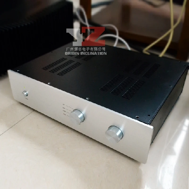 DIY advanced audio box front front panel decoding board power amplifier box 430 x 350 x 100mm
DIY advanced audio box front front panel decoding board power amplifier box 430 x 350 x 100mm