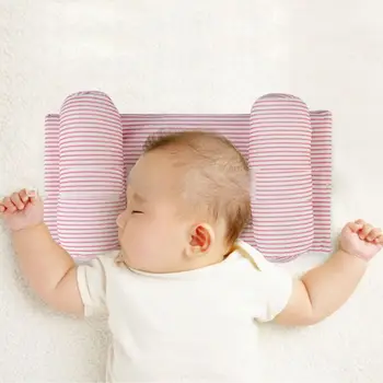 Comfortable Cotton Anti-roll Pillow Lovely Baby Toddler Safe Striped Sleep Head Positioner Anti-rollover Baby Pillow
Comfortable Cotton Anti-roll Pillow Lovely Baby Toddler Safe Striped Sleep Head Positioner Anti-rollover Baby Pillow