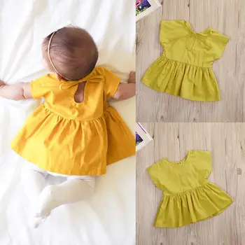 Newborn Toddler Baby Girl Clothing Tops Princess Mini Sleeveless Solid Cute Party Tops T-Shirts Pageant Clothes 
Newborn Toddler Baby Girl Clothing Tops Princess Mini Sleeveless Solid Cute Party Tops T-Shirts Pageant Clothes