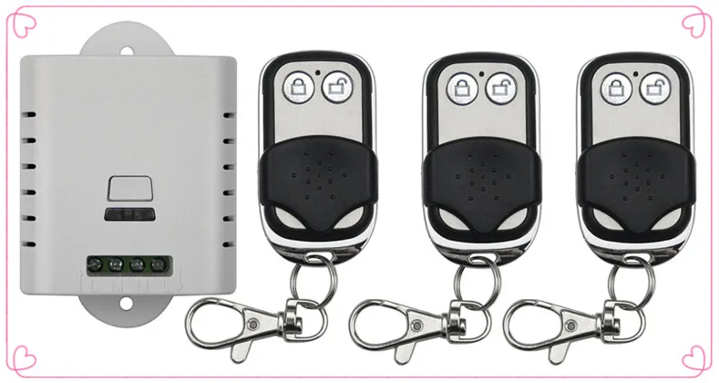 New AC85V 110V 120V 220V 250V 1CH 1Channe Radio Remote Control Switch Receiver 3* Metal Push Button Transmitter Learning Code
New AC85V 110V 120V 220V 250V 1CH 1Channe Radio Remote Control Switch Receiver 3* Metal Push Button Transmitter Learning Code