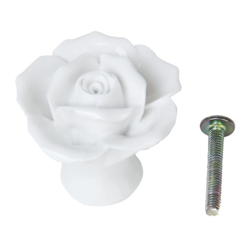 1 x Rose Flower Ceramic Kitchen Furniture Cabinet Cupboard Handle Pull Knob---White
1 x Rose Flower Ceramic Kitchen Furniture Cabinet Cupboard Handle Pull Knob---White