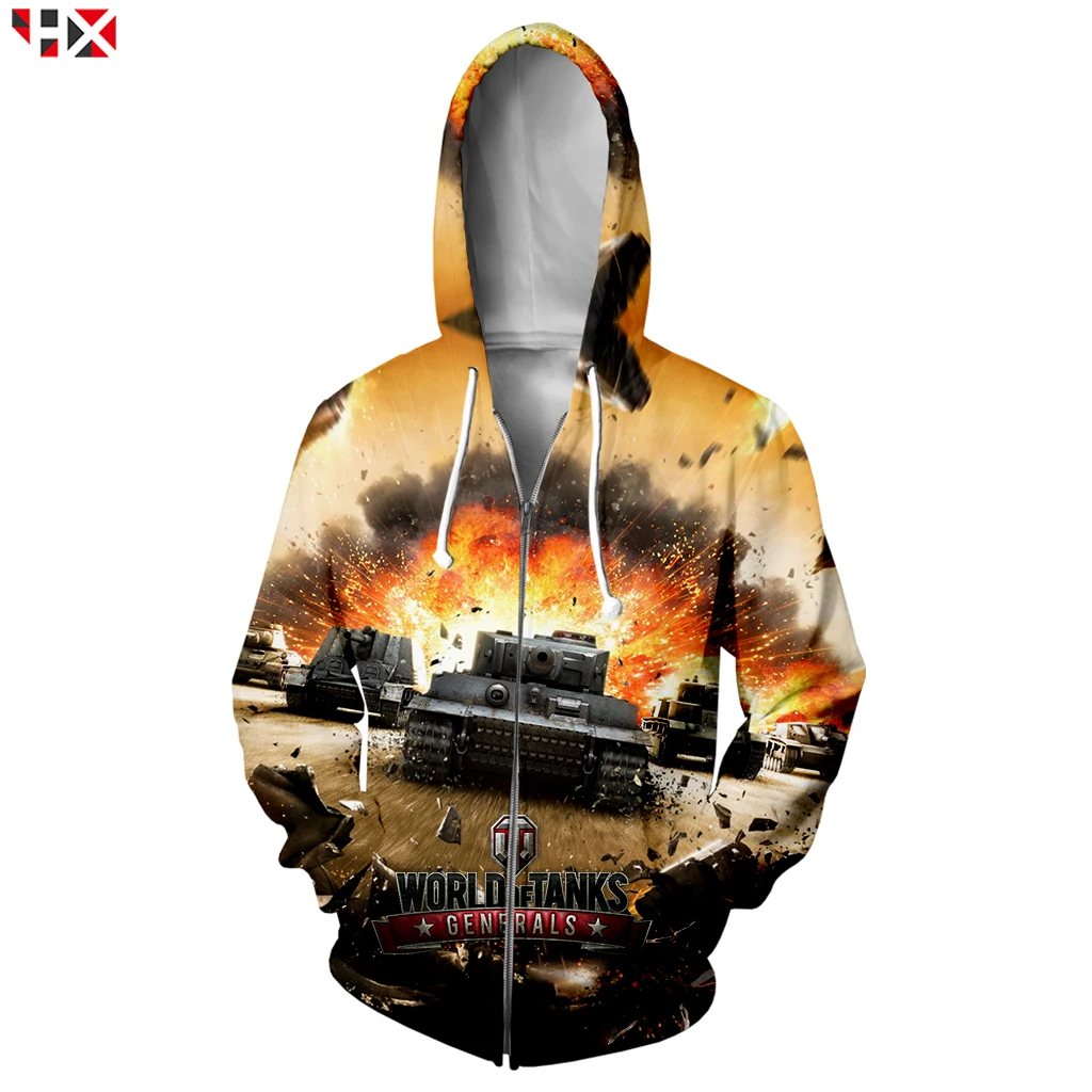 Game World of Tanks Men/Women Zip Hoodies 3D Print Casual Fashion Style Long Sleeve Streetwear Tops
Game World of Tanks Men/Women Zip Hoodies 3D Print Casual Fashion Style Long Sleeve Streetwear Tops