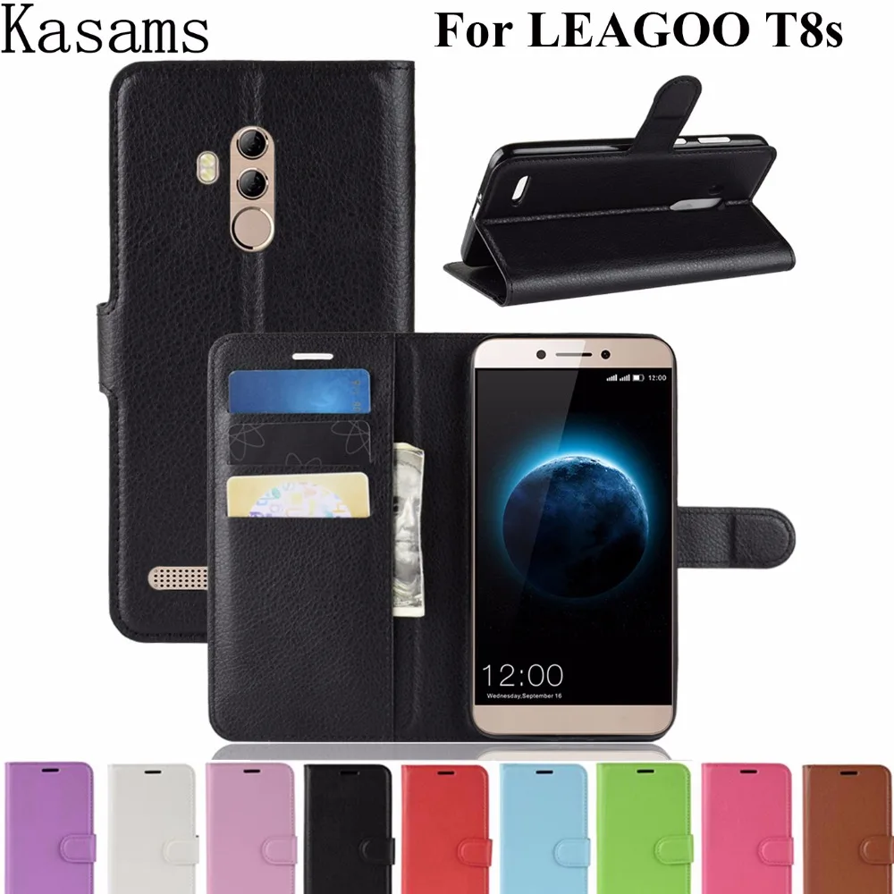Flip Wallet Cases For LEAGOO T8s 5.5" 2018 Litchi Skin Leather Card Slots Mobile Phone Cover For leagoo t8s Case MT6750T Funda
Flip Wallet Cases For LEAGOO T8s 5.5" 2018 Litchi Skin Leather Card Slots Mobile Phone Cover For leagoo t8s Case MT6750T Funda