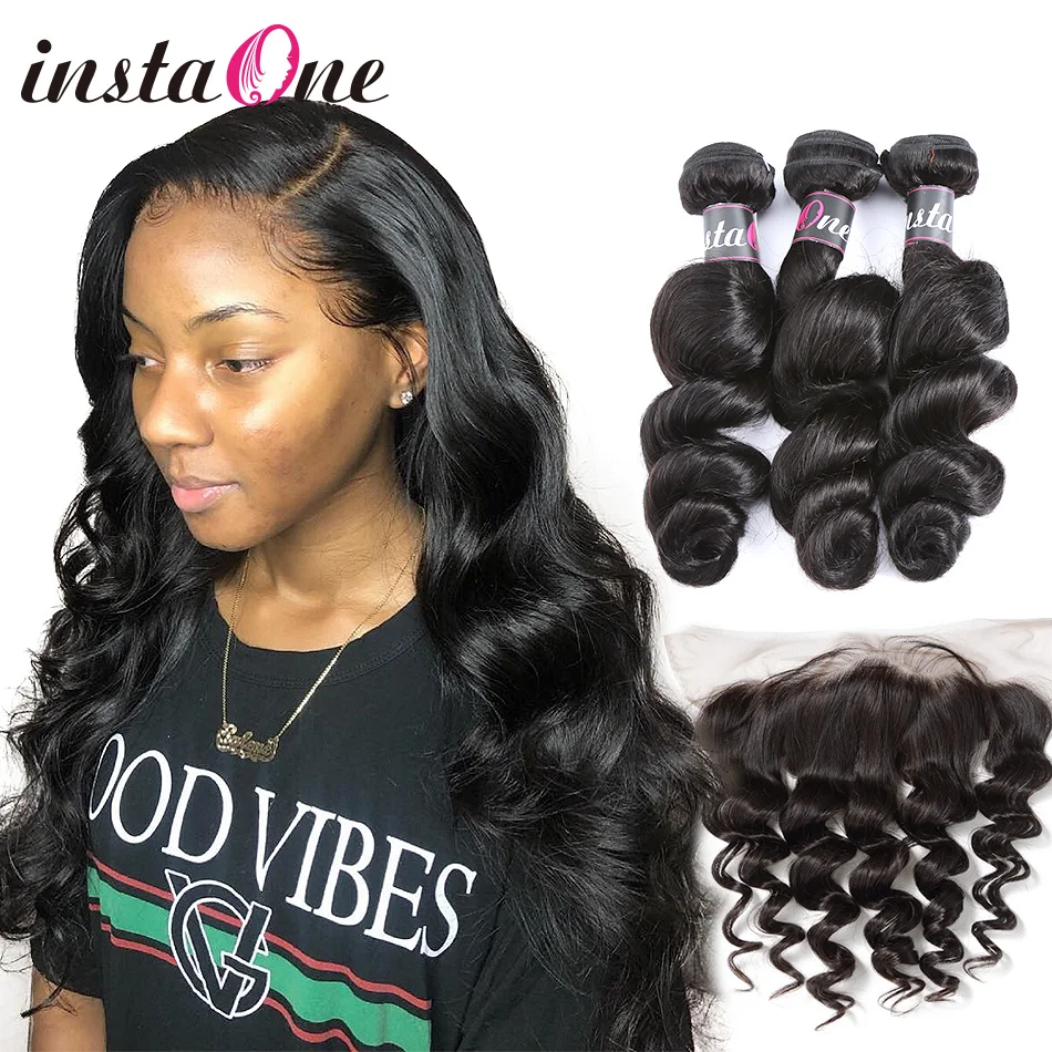 Instaone Hair 8A Wave Lace Frontal Closure With Bundles 3Pcs Virgin Human Hair Bundles 13*4 Lace with Bleached Knots Closure
Instaone Hair 8A Wave Lace Frontal Closure With Bundles 3Pcs Virgin Human Hair Bundles 13*4 Lace with Bleached Knots Closure