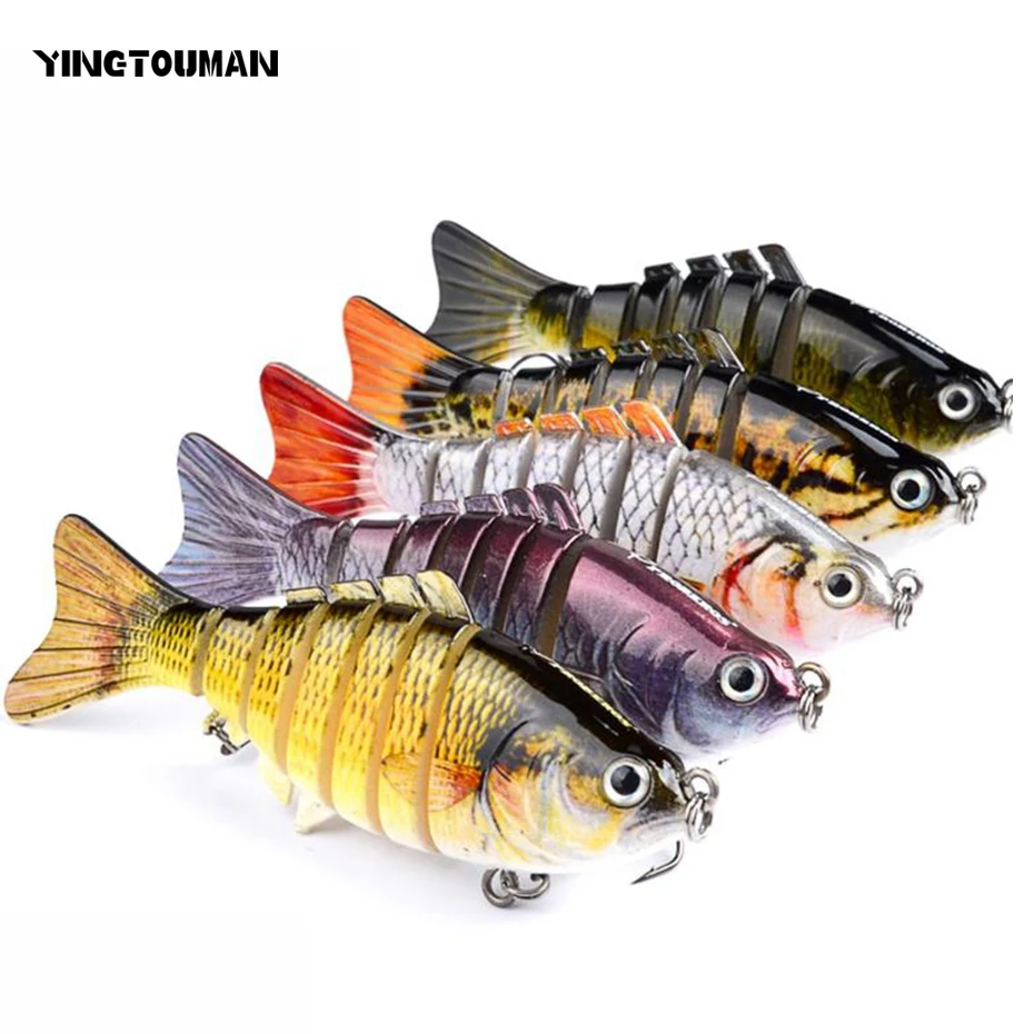 YINGTOUMAN 1Pcs/Lot Plastic Hard 7 Segments Weight 20 Plastic Hard 7g Length 10 cm 6# Hook Fishing Lure 5 Colors Fishing Tackle
YINGTOUMAN 1Pcs/Lot Plastic Hard 7 Segments Weight 20 Plastic Hard 7g Length 10 cm 6# Hook Fishing Lure 5 Colors Fishing Tackle