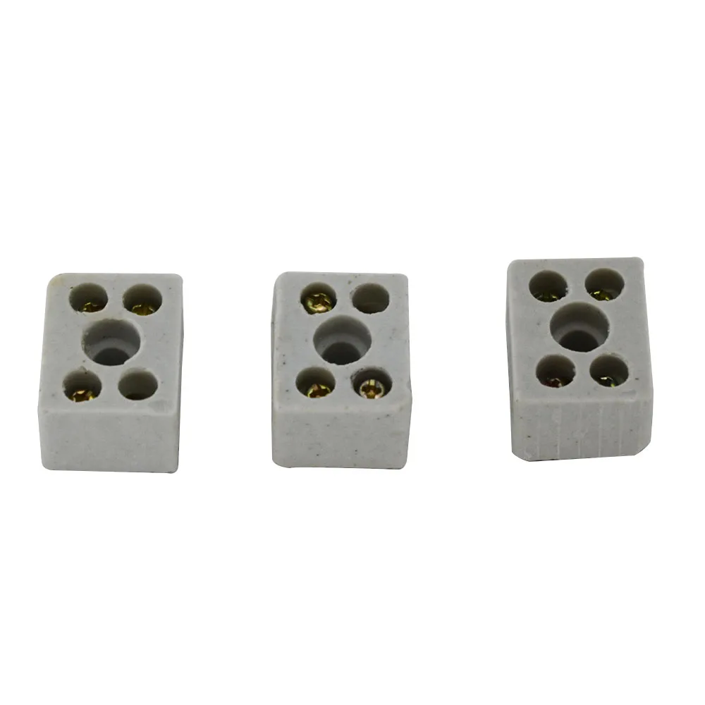Free Shipping 6pcs White 2 Ways 4 Holes Connector Porcelain Ceramic Terminal Block 10A 5 Eyes Wiring Connector
Free Shipping 6pcs White 2 Ways 4 Holes Connector Porcelain Ceramic Terminal Block 10A 5 Eyes Wiring Connector
