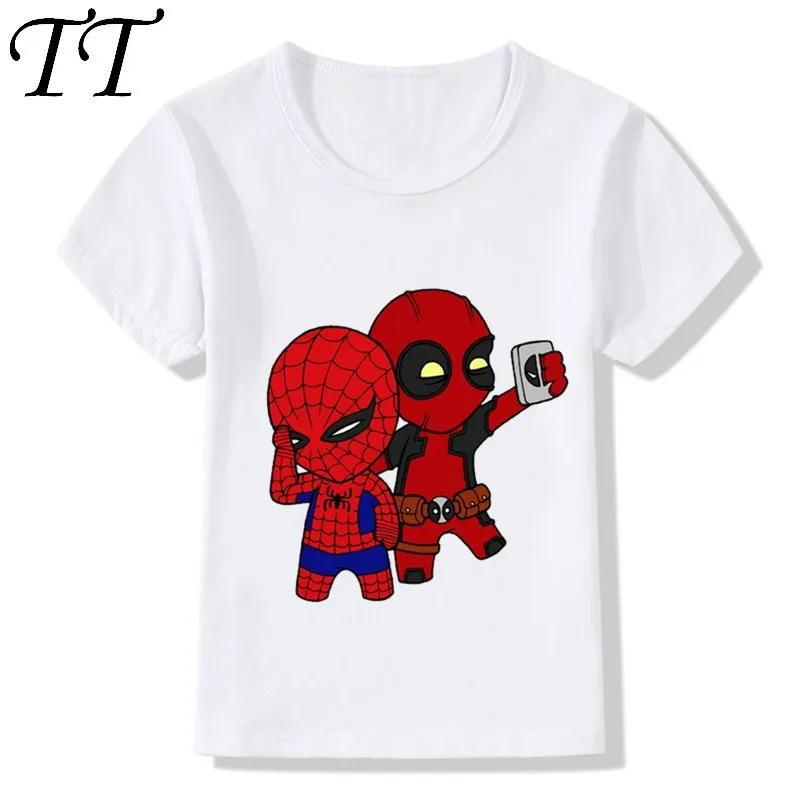 Deadpool Spiderman Superhero Funny Children T-shirts Summer Tops Toddler Boys/girls Clothes Costumes Baby Kids Tees,ooo2238
Deadpool Spiderman Superhero Funny Children T-shirts Summer Tops Toddler Boys/girls Clothes Costumes Baby Kids Tees,ooo2238