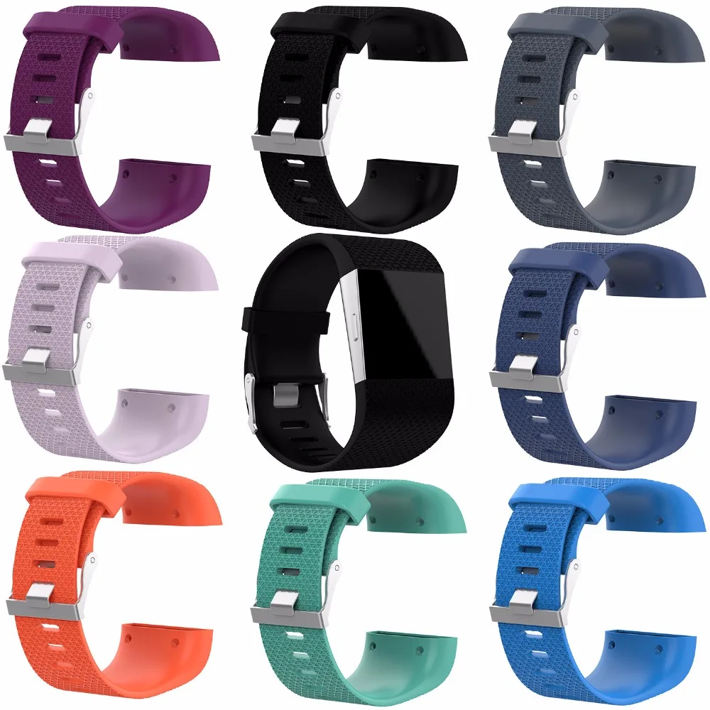 Запасной ремешок для Fitbit Surge Watch Fitness Tracker наручных часов силиконовые аксессуары