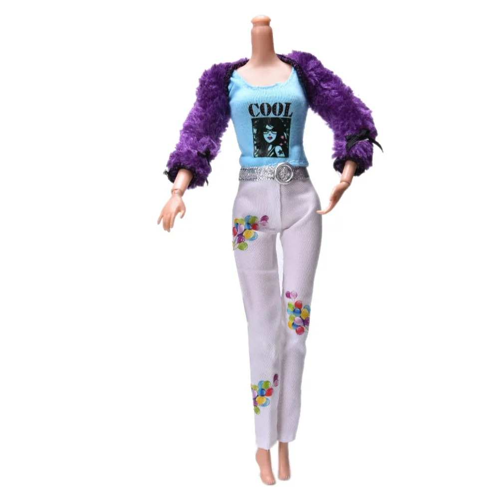 3 Pcs/Set Fur Coat Suit for 11" Dolls White Pants Fur Purple Coat Fashion Kid Dolls Accessories
3 Pcs/Set Fur Coat Suit for 11" Dolls White Pants Fur Purple Coat Fashion Kid Dolls Accessories