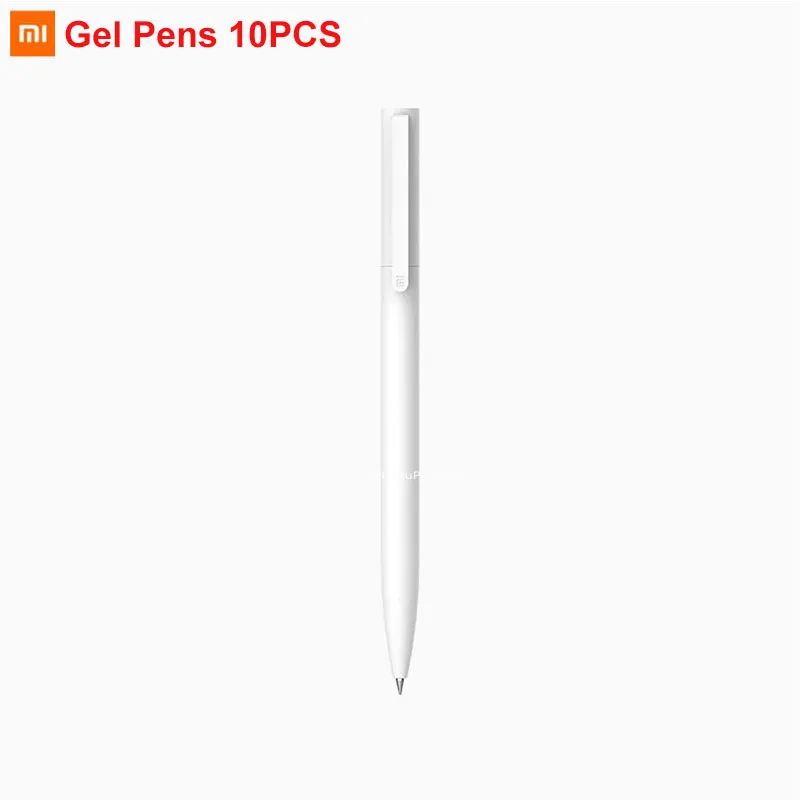 Original Xiaomi 10Pcs Gel Pens No Cap 0.5mm bullet pen black pen White PREMEC Smooth Switzerland Refill MiKuni Japan Ink black
Original Xiaomi 10Pcs Gel Pens No Cap 0.5mm bullet pen black pen White PREMEC Smooth Switzerland Refill MiKuni Japan Ink black