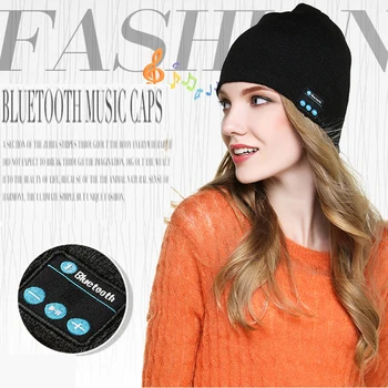 Warm Fashion Hat Cap Wireless Bluetooth Earphone Smart Headset headphone Speaker Mic Winter Outdoor Sport Stereo Music Hat
Warm Fashion Hat Cap Wireless Bluetooth Earphone Smart Headset headphone Speaker Mic Winter Outdoor Sport Stereo Music Hat
