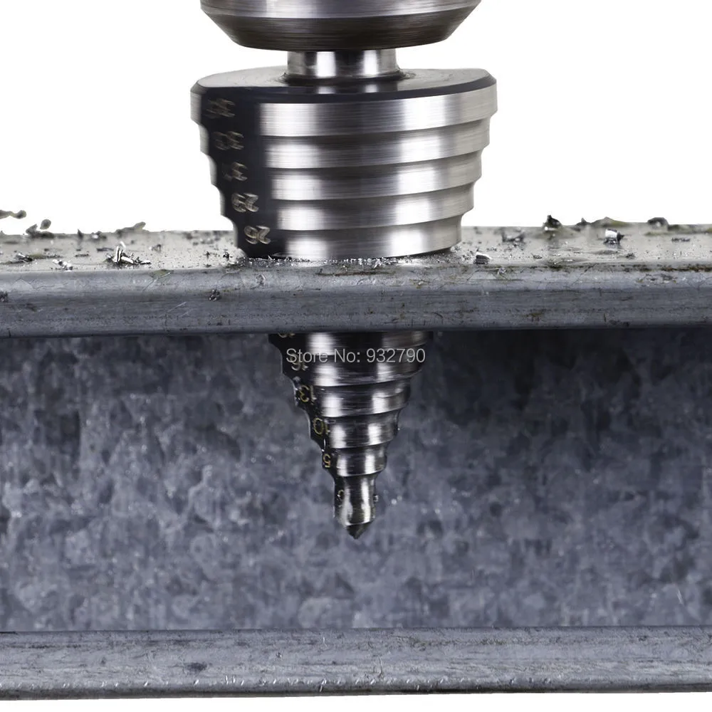 5-35MM (13 Steps 5,7,10,12,15,17,20,22,25,27,30,32,35MM) Step Drill Bit Conduit Installation HSS 6542/M2 Industrial Reamer New
5-35MM (13 Steps 5,7,10,12,15,17,20,22,25,27,30,32,35MM) Step Drill Bit Conduit Installation HSS 6542/M2 Industrial Reamer New