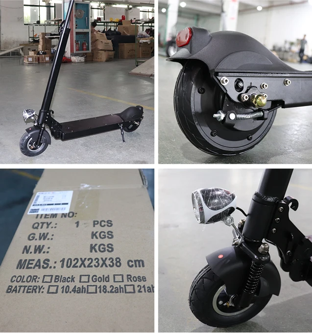 Discount Electric Scooter city road fold hoverboad bike Adulto 8 inch 36V 500W scooter monopattino elettrico Foldable Electric Scooter 9