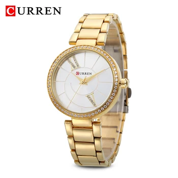 

CURREN Fashion Rose Gold Watches Women Top Brand Woman Watch Quartz High Quality Wristwatches Ladies Gift Relogio Masculion