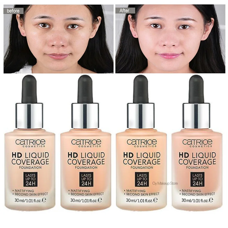 CATRIC HD Liquid Coverage Foundation Natural Long-lasting Concealer And Waterproof Foundation For Makeup Face Cream Snail Cream
CATRIC HD Liquid Coverage Foundation Natural Long-lasting Concealer And Waterproof Foundation For Makeup Face Cream Snail Cream