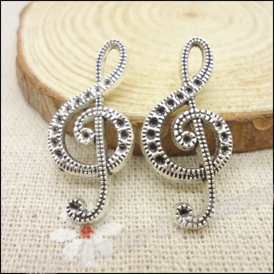 50 pcs Vintage Charms Music Symbol Pendant Antique silver Fit Bracelets Necklace DIY Metal Jewelry Making
50 pcs Vintage Charms Music Symbol Pendant Antique silver Fit Bracelets Necklace DIY Metal Jewelry Making