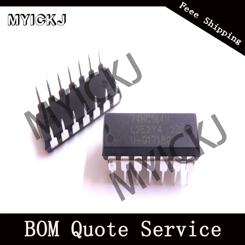 5 шт. 74HC164N 8BIT регистра сдвига 14-DIP IC чип | Лампы и освещение