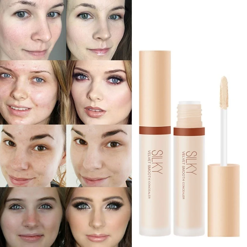 1 Pcs Full Coverage Liquid Concealer Convenient Eye Concealer Cream Waterproof Base Cosmetic Concealer Makeup Brushes Foundation
1 Pcs Full Coverage Liquid Concealer Convenient Eye Concealer Cream Waterproof Base Cosmetic Concealer Makeup Brushes Foundation