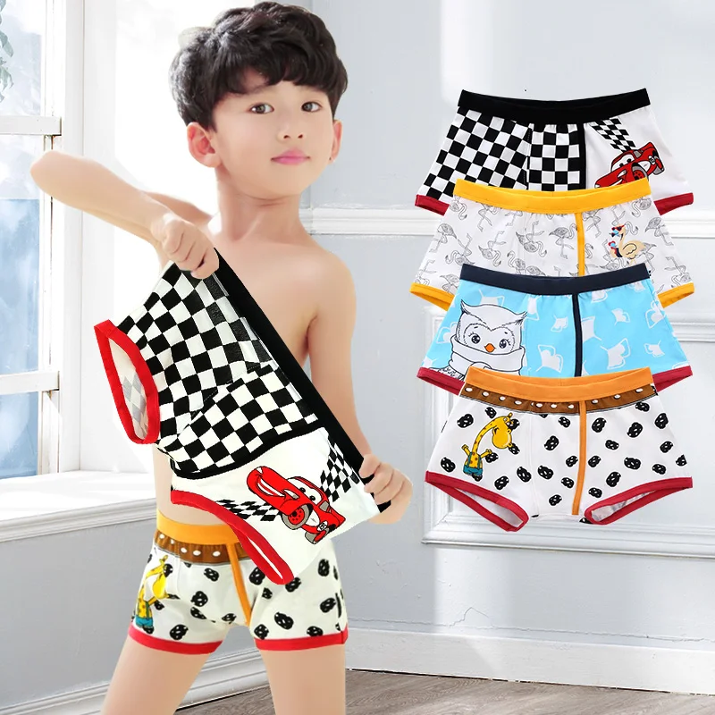 4 Pcs/lot Cartoon Car Boys Underwear Soft Breathable Shorts Panties for Big Boy Children Cotton Cute Cat Underpants 3-18Years 
4 Pcs/lot Cartoon Car Boys Underwear Soft Breathable Shorts Panties for Big Boy Children Cotton Cute Cat Underpants 3-18Years