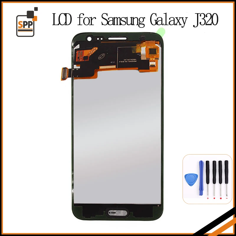 Фото Отрегулировать Яркость Экран для samsung Galaxy J3 2016 J320 ЖК-дисплей Дисплей сенсорный