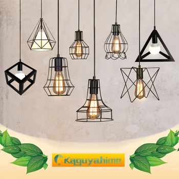 Kaguyahime Retro Pendant Light Hanging Lamp loft Industrial Vintage Cage Iron Decor Holder Hanging Lights For Restaurant Bar
Kaguyahime Retro Pendant Light Hanging Lamp loft Industrial Vintage Cage Iron Decor Holder Hanging Lights For Restaurant Bar