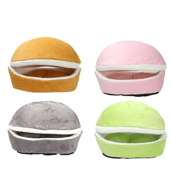 Removable Cat Sleeping Bag Sofas Mat Hamburger Dog House Short Plush Small Pet Bed Warm Puppy Kennel Nest Cushion Pet Products
Removable Cat Sleeping Bag Sofas Mat Hamburger Dog House Short Plush Small Pet Bed Warm Puppy Kennel Nest Cushion Pet Products