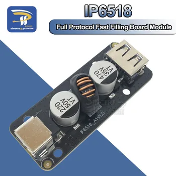 USB Type-C double buckle QC3.0 QC2.0 FCP IP6518 Full Protocol Fast Filling Board quick charget Module BC1.2PD
USB Type-C double buckle QC3.0 QC2.0 FCP IP6518 Full Protocol Fast Filling Board quick charget Module BC1.2PD
