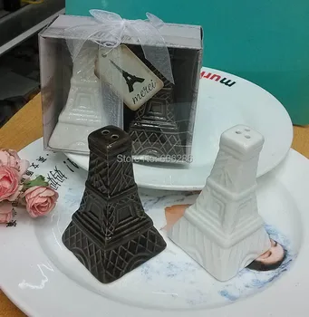 60pcs(30sets)/lot Unique marriage wedding small return gifts Eiffel Tower Design spice jar Ceramic Salt and Pepper Shakers
60pcs(30sets)/lot Unique marriage wedding small return gifts Eiffel Tower Design spice jar Ceramic Salt and Pepper Shakers