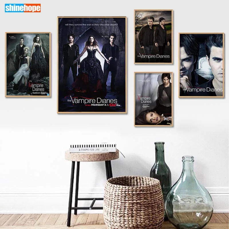 Custom Vampire Diaries Canvas Poster 27X40cm30X45cm Home Decor Canvas Printing Silk Fabric Print Wall Poster No Frame
Custom Vampire Diaries Canvas Poster 27X40cm30X45cm Home Decor Canvas Printing Silk Fabric Print Wall Poster No Frame