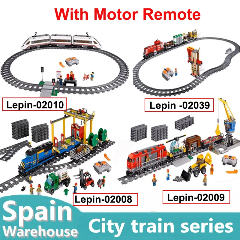 Building Blocks RC Car City Train Series 02008 02009 02010 02039 With Motor Remote Technic Figure Legoing 60052 60098 60051 Toys
Building Blocks RC Car City Train Series 02008 02009 02010 02039 With Motor Remote Technic Figure Legoing 60052 60098 60051 Toys