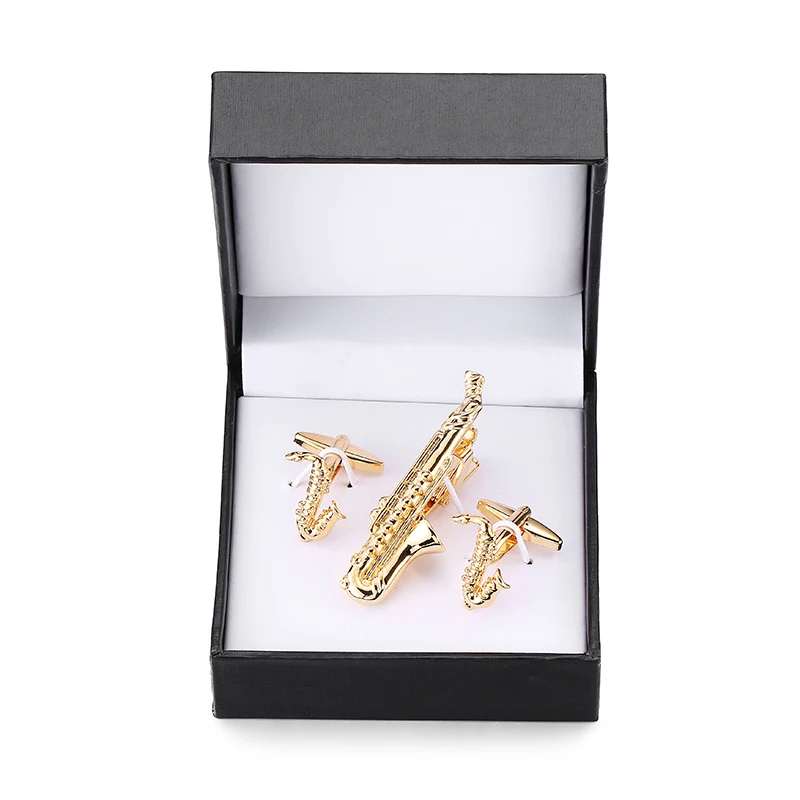 DY The high-end brand music golden Sax tie clip Cufflinks box set men French shirt Cufflinks tie clip black box set free shippin
DY The high-end brand music golden Sax tie clip Cufflinks box set men French shirt Cufflinks tie clip black box set free shippin