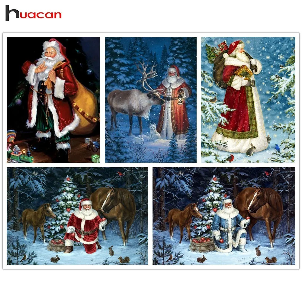 HUACAN Christmas Diamond Painting Full Square New Arrival Cartoon DIY Diamond Embroidery Santa Claus Picture Of Rhinestone
HUACAN Christmas Diamond Painting Full Square New Arrival Cartoon DIY Diamond Embroidery Santa Claus Picture Of Rhinestone
