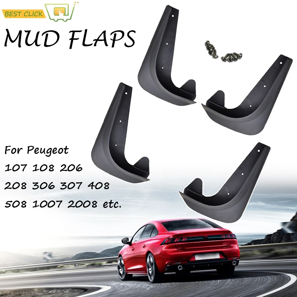 Universal Mud Flaps Mudflaps Splash Guards Mudguards For Peugeot SW CC SD 107 108 205 206 207 306 307 308 405 406 407 508 607
Universal Mud Flaps Mudflaps Splash Guards Mudguards For Peugeot SW CC SD 107 108 205 206 207 306 307 308 405 406 407 508 607