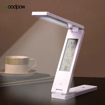 Woodpow LED USB 5V Folding Table Lamp Chargeable Desk Lamp Calendar Alarm Clock Book Lamp Eye Protection Portable Learning Lamp
Woodpow LED USB 5V Folding Table Lamp Chargeable Desk Lamp Calendar Alarm Clock Book Lamp Eye Protection Portable Learning Lamp