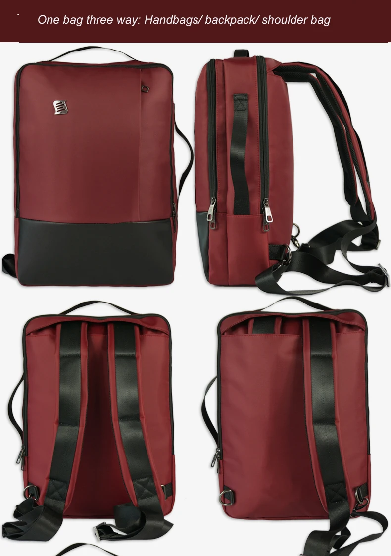 red color backpack