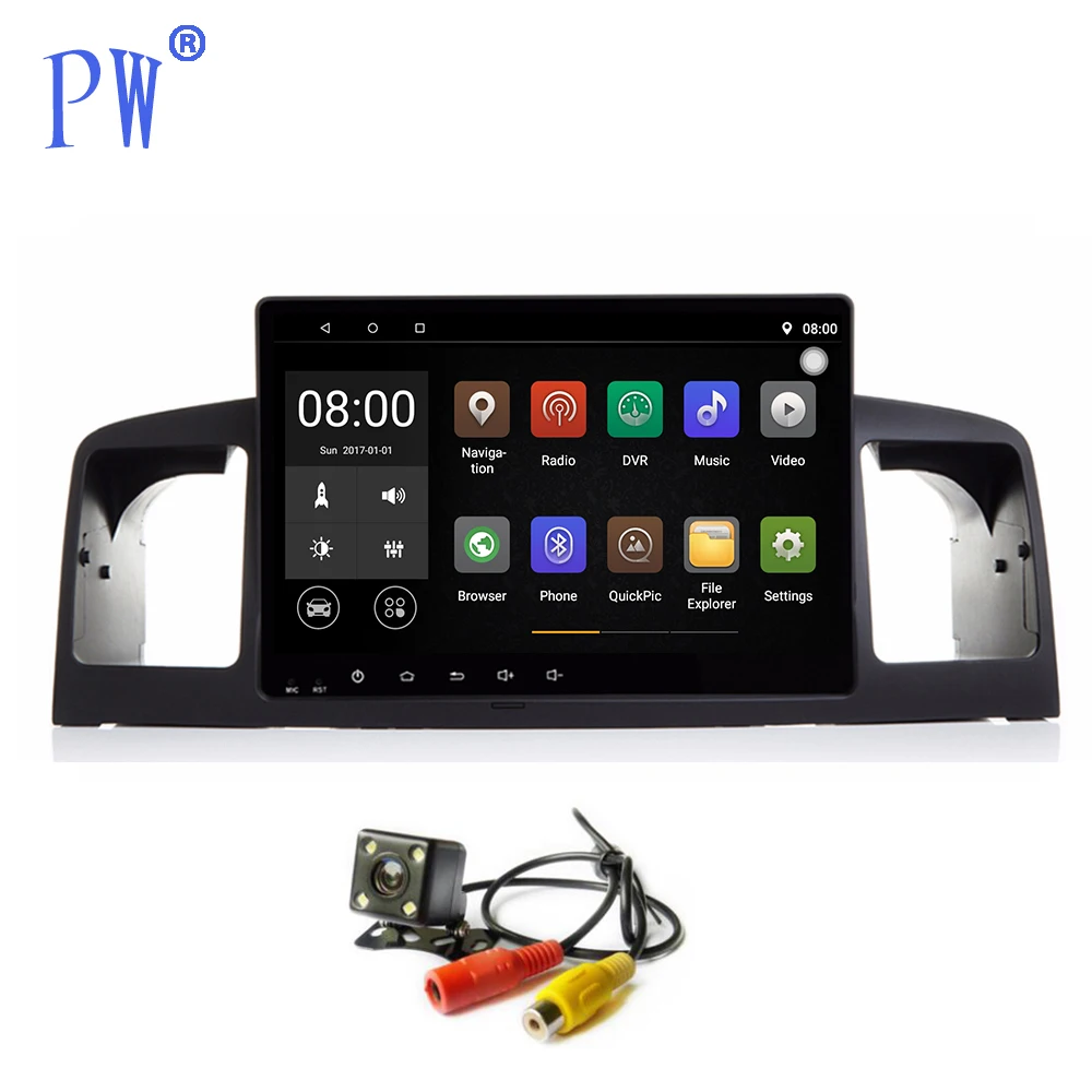 Android 8.1/9.0 Car GPS Player Navi for Toyota Corolla E120 2003-2006 No DVD Multimedia Auto Navigation Head Unit with Wifi BT
Android 8.1/9.0 Car GPS Player Navi for Toyota Corolla E120 2003-2006 No DVD Multimedia Auto Navigation Head Unit with Wifi BT