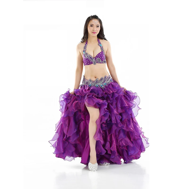 NEW Belly Dance Costumes rhinestones bra top+hip belt+bubble long skirt 3pcs full set Professional Dancewear Set SF222
NEW Belly Dance Costumes rhinestones bra top+hip belt+bubble long skirt 3pcs full set Professional Dancewear Set SF222
