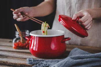 Japanese cover pot enamel cooker ears thickened porcelain enameled hot soup stew pot electromagnetic stove gas general fryer
Japanese cover pot enamel cooker ears thickened porcelain enameled hot soup stew pot electromagnetic stove gas general fryer