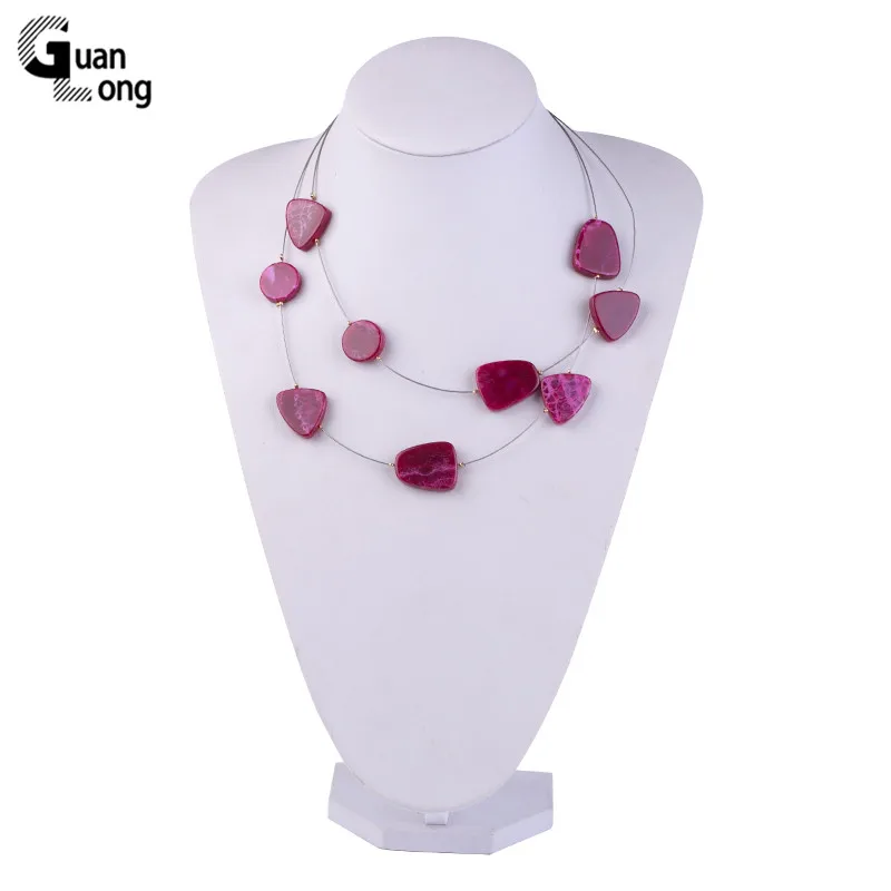 GuanLong Classic Fashion Resin Necklace for Women With Acrylic Geometric Heart Pendant Metal Long Chains Necklaces Party Jewelry
GuanLong Classic Fashion Resin Necklace for Women With Acrylic Geometric Heart Pendant Metal Long Chains Necklaces Party Jewelry