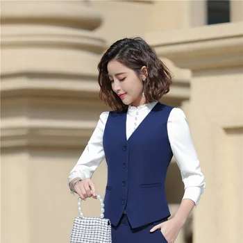 Formal Uniform Designs Women Waistcoat & Vest for Ladies Business Work Wear Spring Summer Casual Tops Clothes
Formal Uniform Designs Women Waistcoat & Vest for Ladies Business Work Wear Spring Summer Casual Tops Clothes