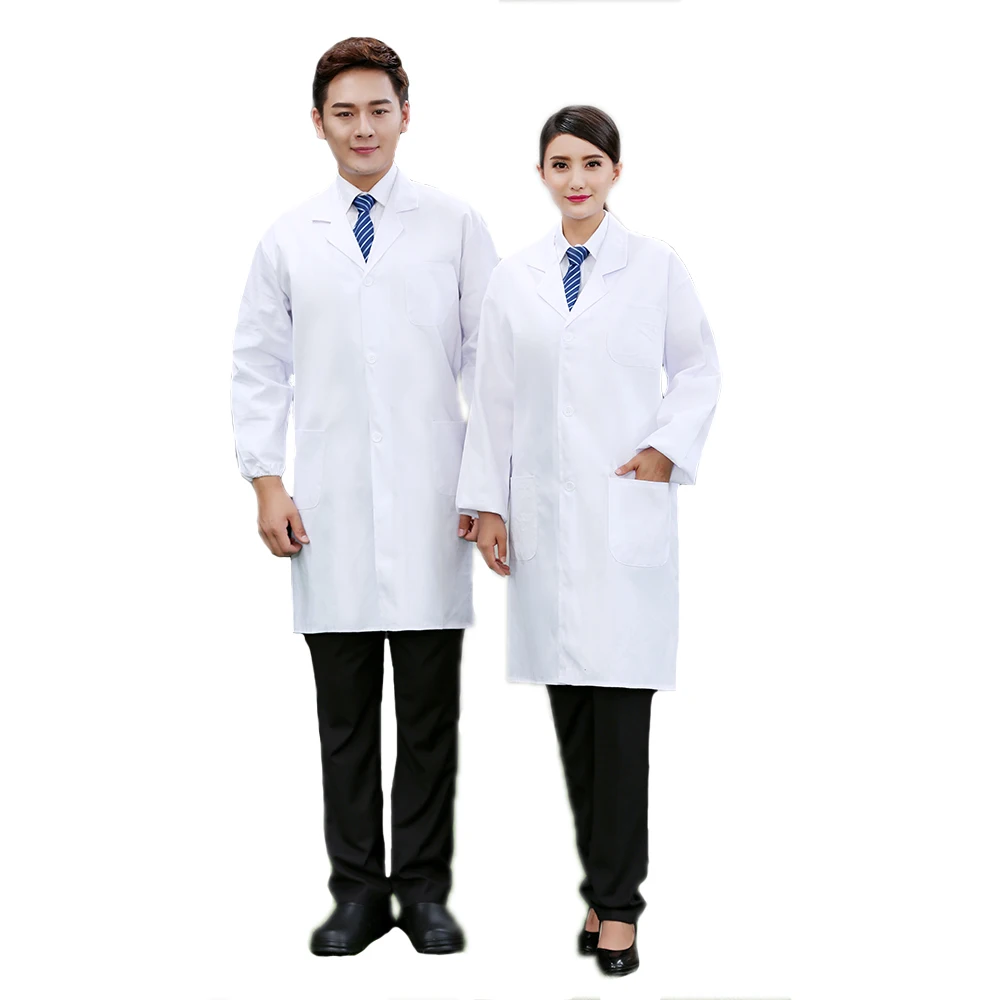 Newly Women Men White Long-sleeve Medical Uniform Coat Clothing Medical Services Nurse Clothing Protect Lab Coats Clothes
Newly Women Men White Long-sleeve Medical Uniform Coat Clothing Medical Services Nurse Clothing Protect Lab Coats Clothes