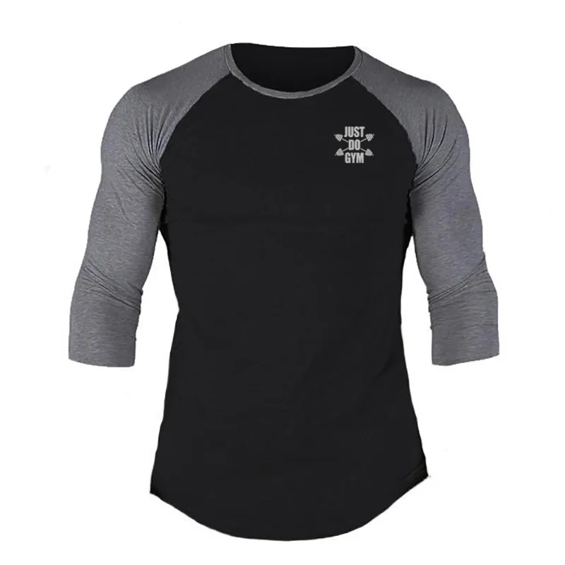 Men Seven Quarter sleeve Cotton T-shirt Fashion Slim Fit tshirt Male Joggers Gyms Fitness Bodybuilding Workout Brand Tees Tops
Men Seven Quarter sleeve Cotton T-shirt Fashion Slim Fit tshirt Male Joggers Gyms Fitness Bodybuilding Workout Brand Tees Tops