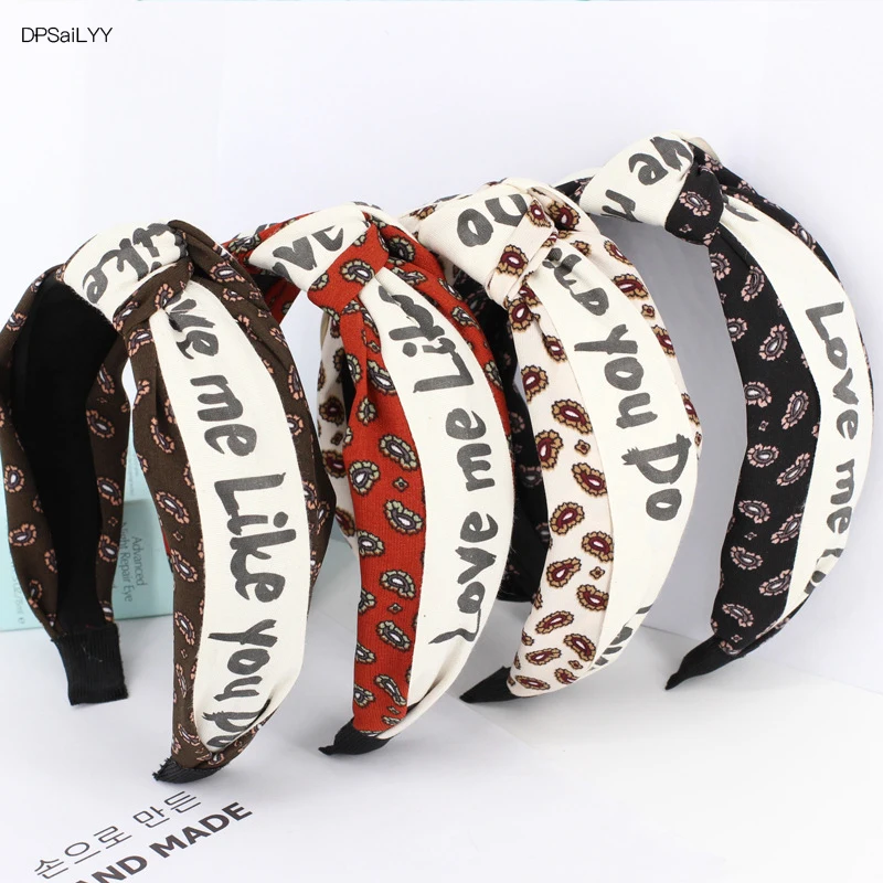 DPSaiLYY 1 PC Top Knot Turban Headband Letter Style Elastic Hairband Hair Accessories No Slip Stay on Knotted Head band Women
DPSaiLYY 1 PC Top Knot Turban Headband Letter Style Elastic Hairband Hair Accessories No Slip Stay on Knotted Head band Women