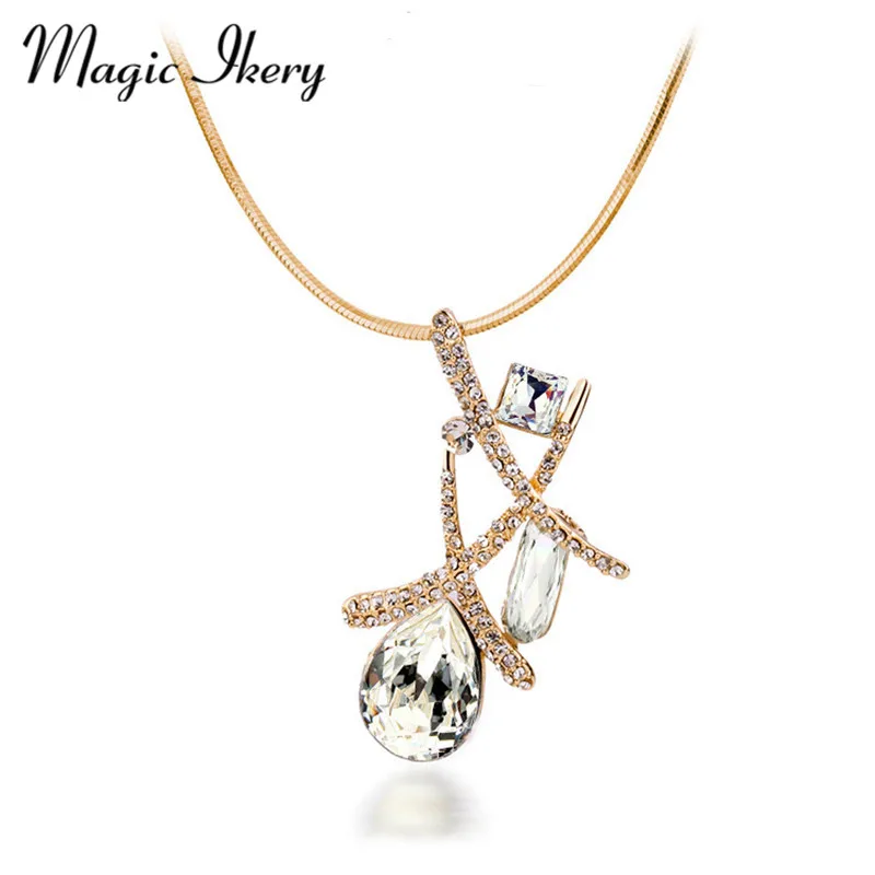 Magic Ikery Big Crystal Statement Necklace Jewelry Gold Color Fashion Jewelry for Women MKY3370
Magic Ikery Big Crystal Statement Necklace Jewelry Gold Color Fashion Jewelry for Women MKY3370